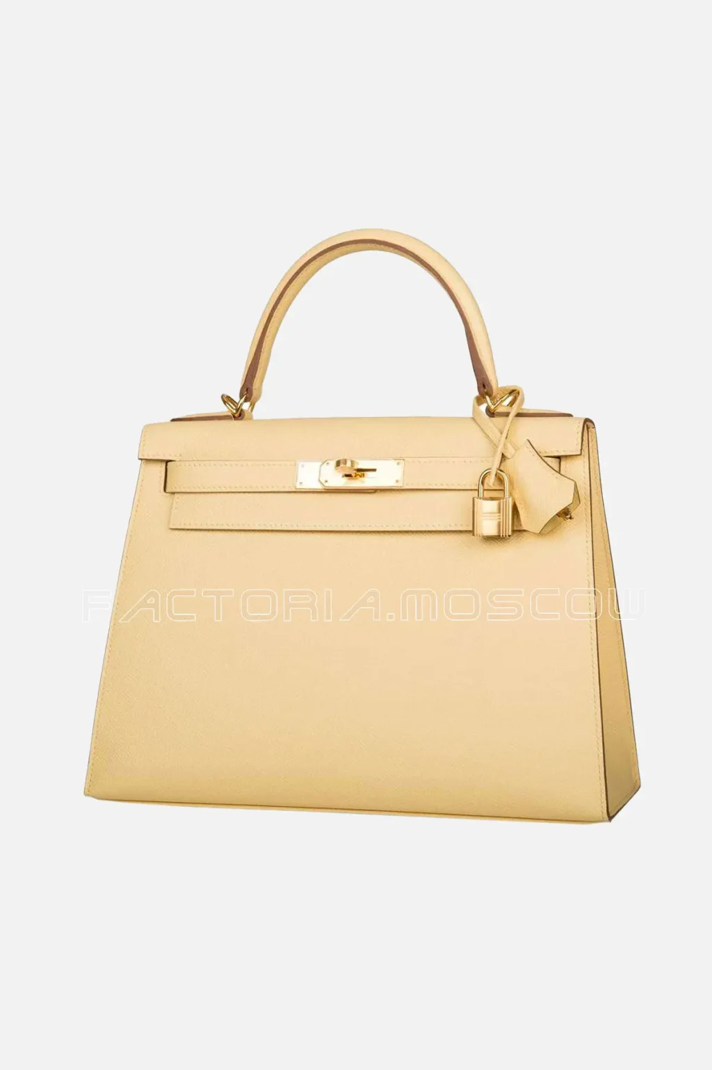 Hermès Kelly Sellier 28 Jaune Poussin Epsom GHW