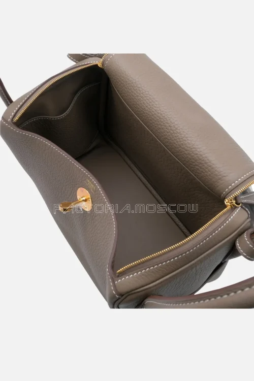 Hermès Lindy 26 Etoupe Clemence GHW