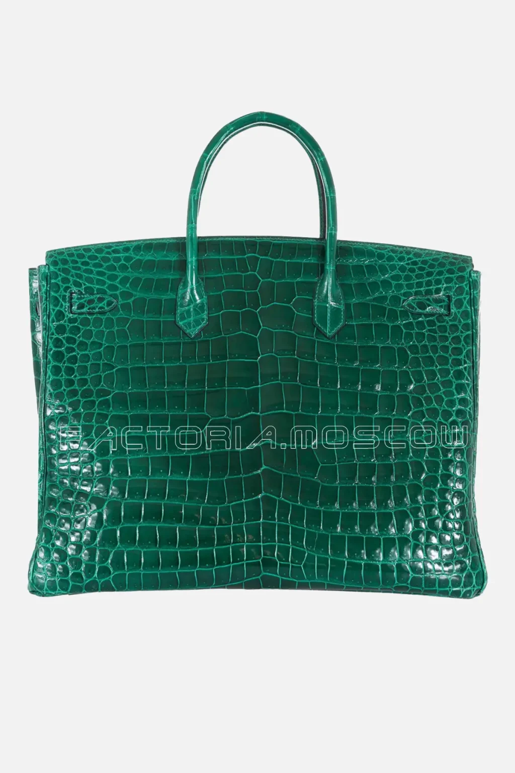 Hermes Birkin 40 Porosus Crocodile Matte Colour Vert Emerald PHW