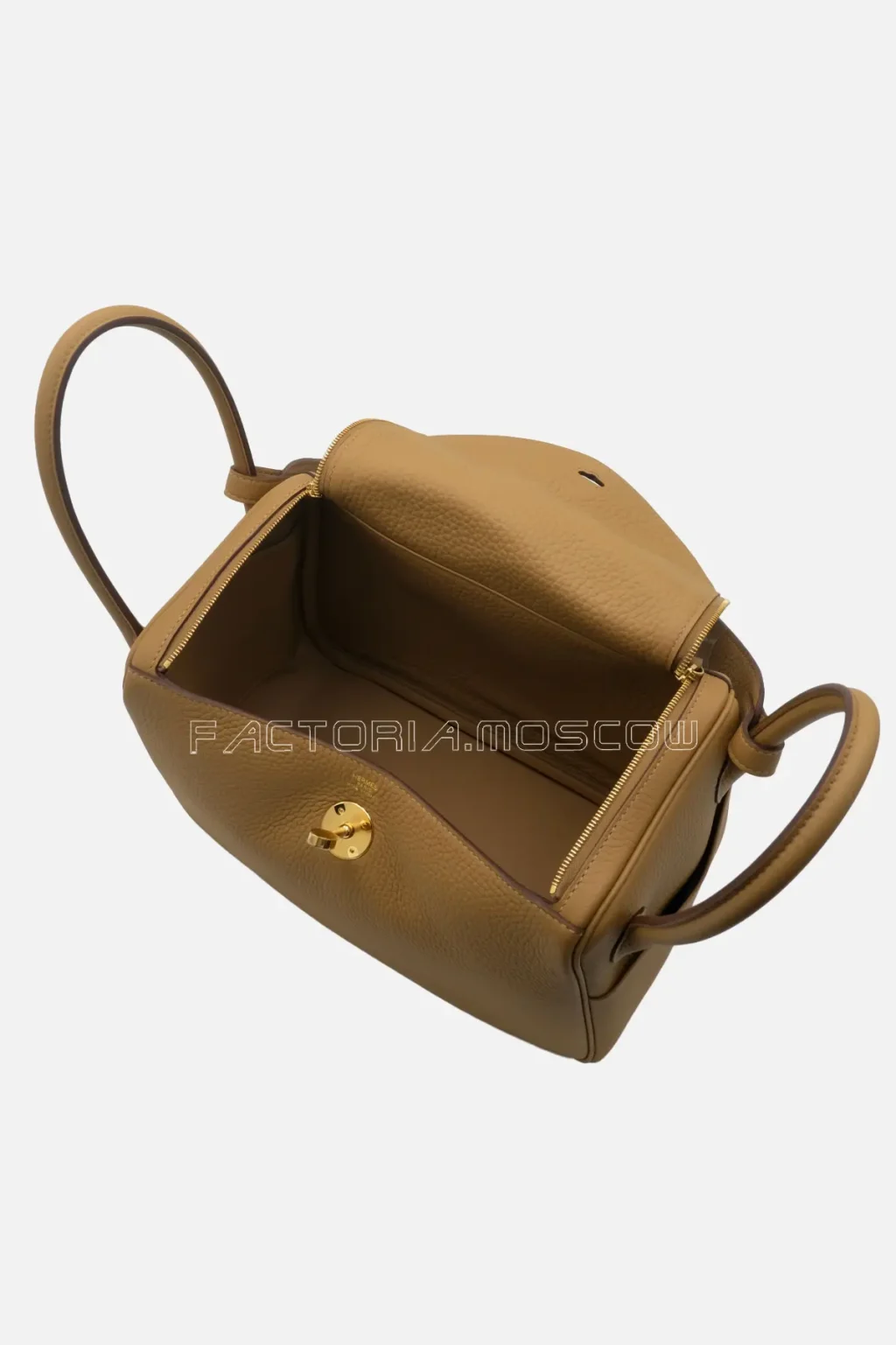 Hermès Lindy 26 Biscuit Clemence GHW