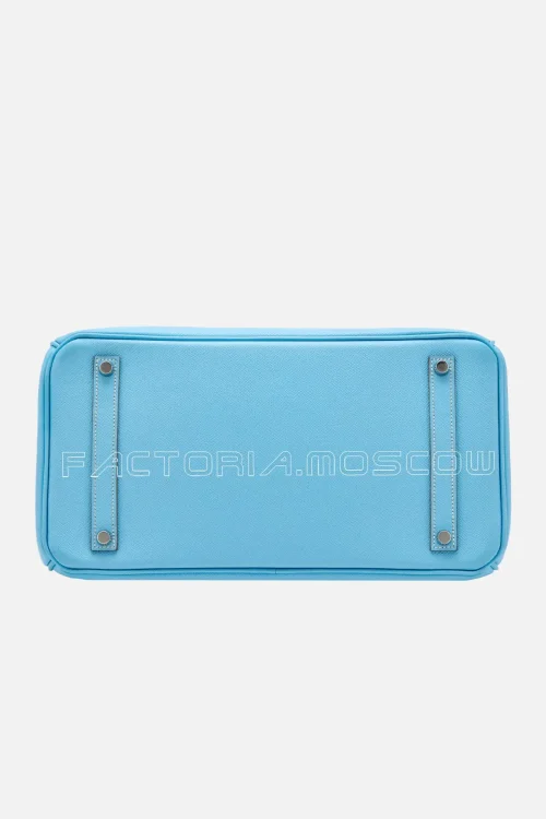 Hermès Birkin 35 Epsom Colour Celeste And Bleu Mykonos PHW