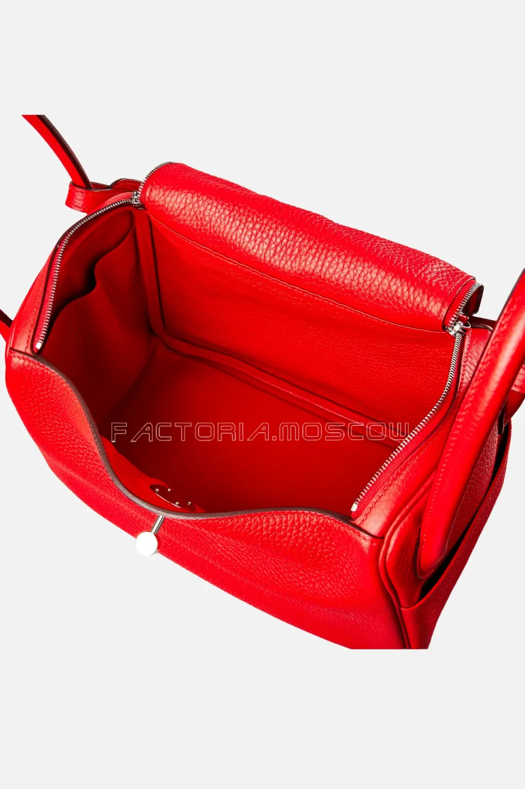 Hermès Lindy 26 Rouge De Coeur Clemence PHW