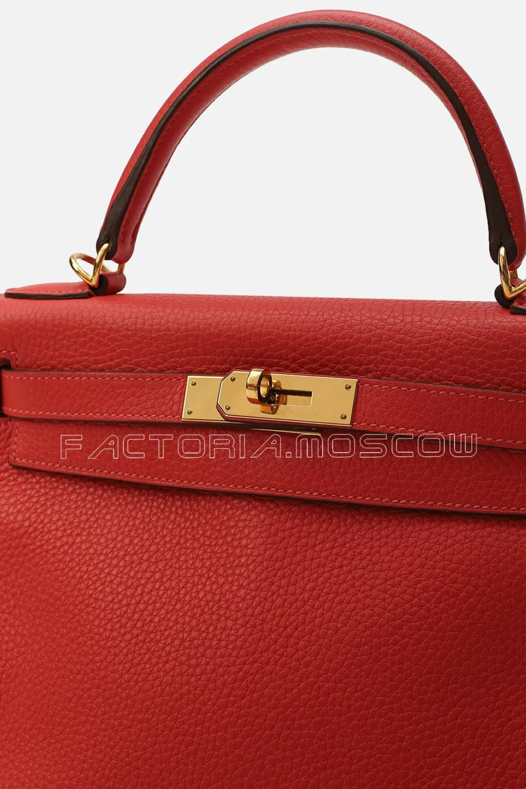 Hermes Kelly Retourne 28 Togo Colour Rouge De Coeur GHW