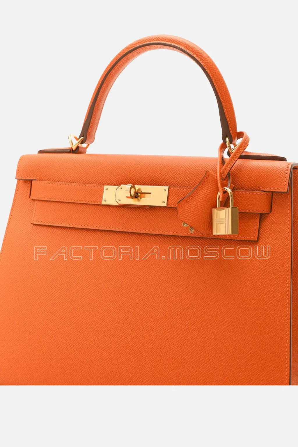 Hermes Kelly Retourne 28 Epsom Colour Orange GHW