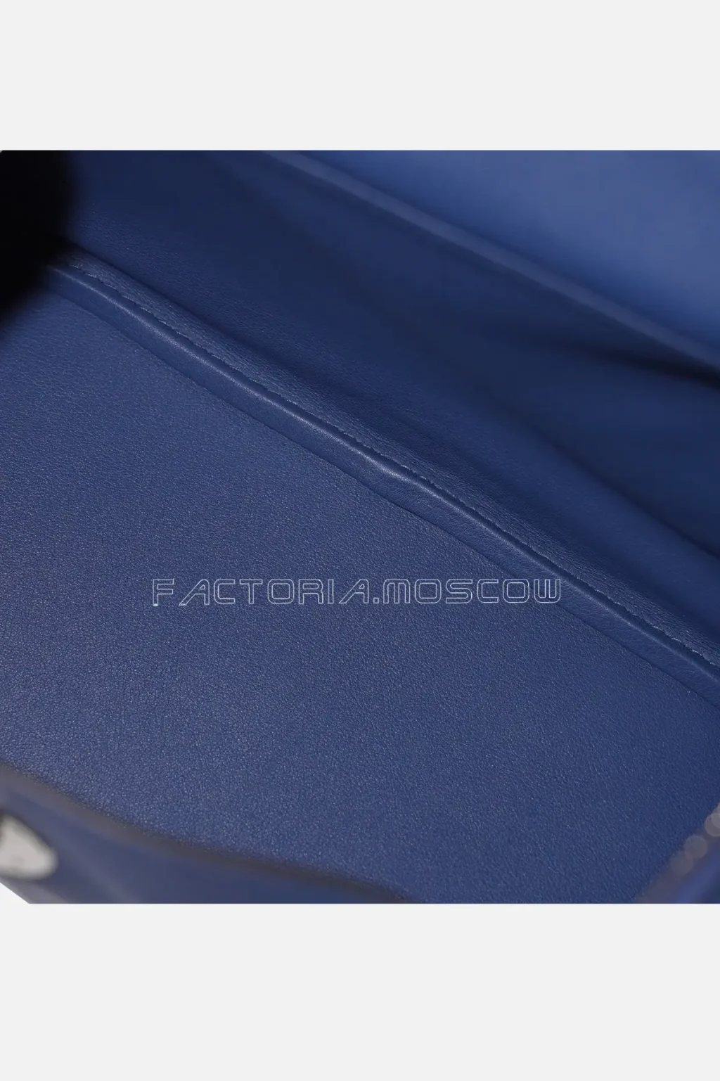 Hermès Lindy 26 Bleu Brighton Swift Tressage De Cuir PHW