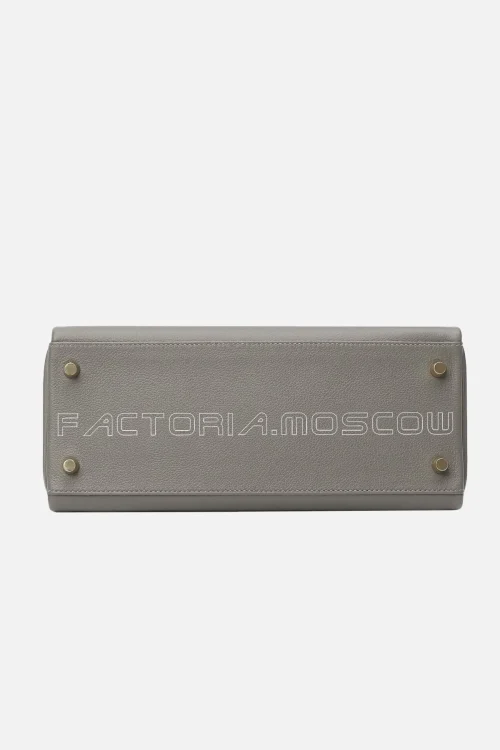 Hermes Kelly Retourne 28 Evercolor Colour Gris Meyer GHW