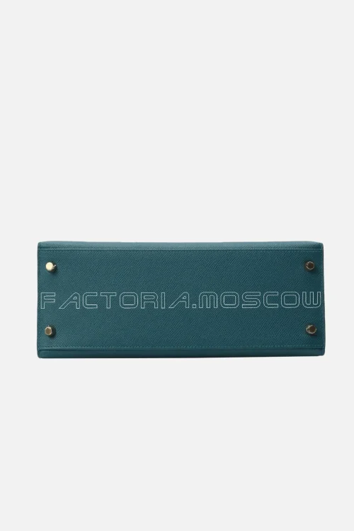 Hermes Kelly Sellier 28 Epsom Colour Vert Bosphore GHW