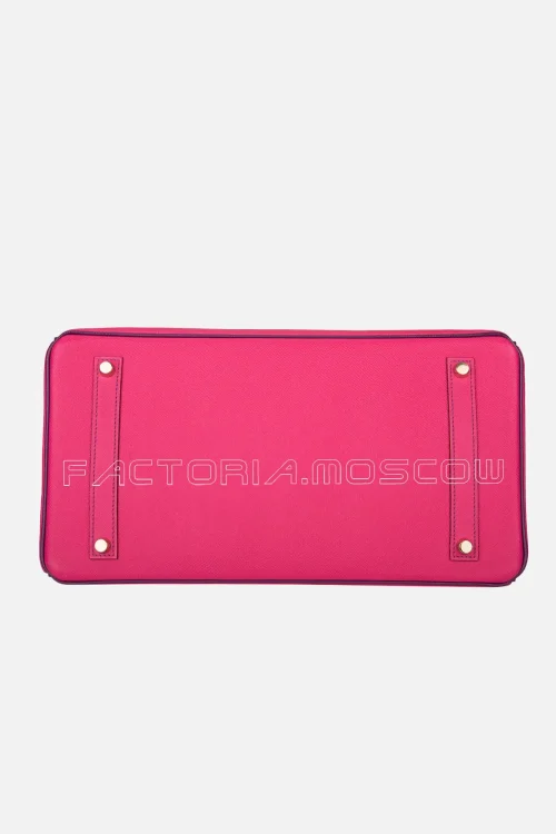 Hermes HSS Birkin 35 Epsom Bi-Color Rose Tyrien And Anemone GHW