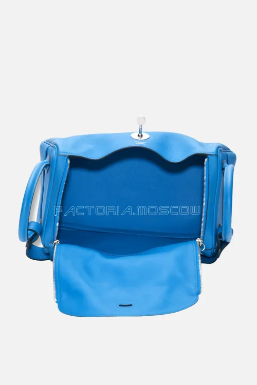 Hermès Lindy 26 Evercolor Bleu Zanzibar PHW