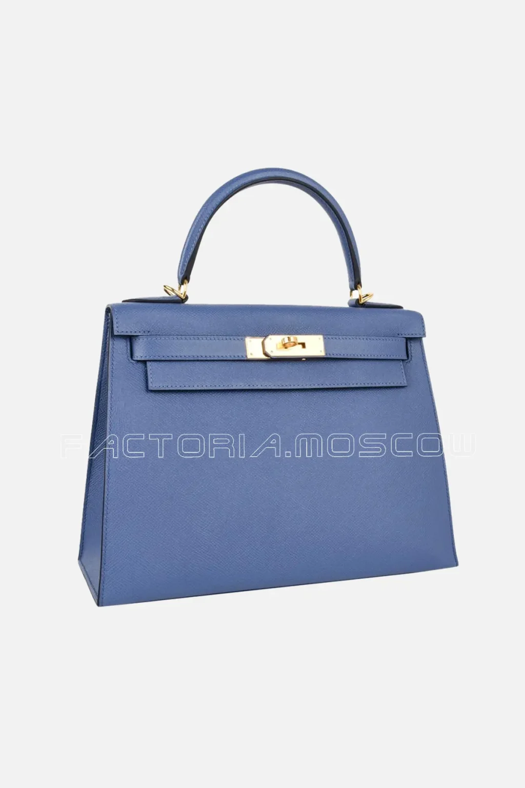 Hermes Kelly Sellier 28 Epsom Colour Blue Brighton GHW