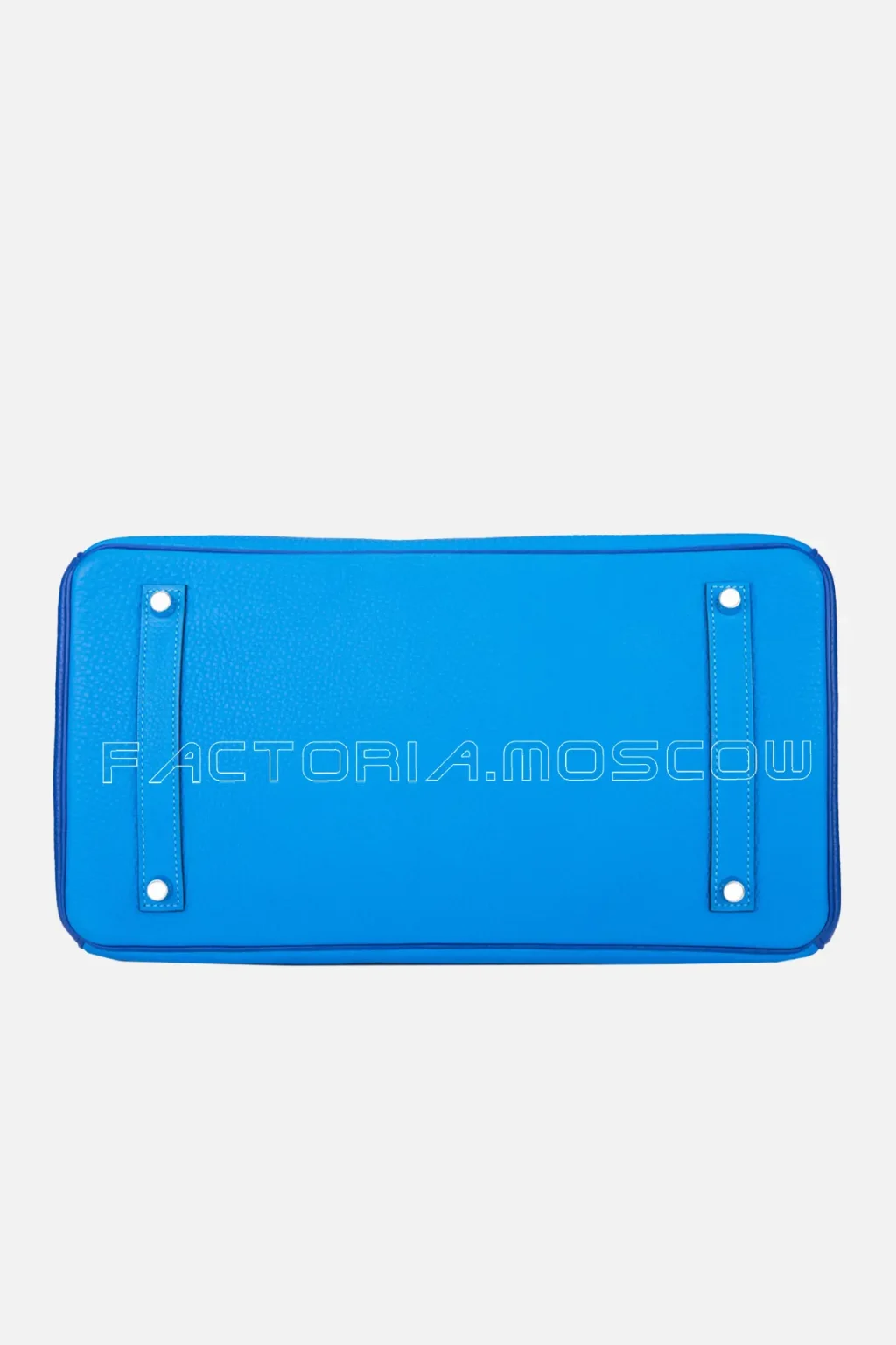 Hermès HSS Birkin 35 Clemence Bicolor Bleu Electrique And Bleu Hydra Brushed PHW