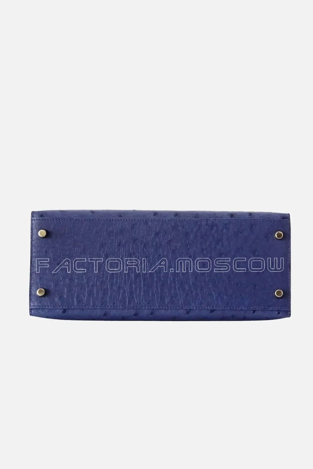 Hermes Kelly Sellier 28 Ostrich Colour Blue Iris GHW