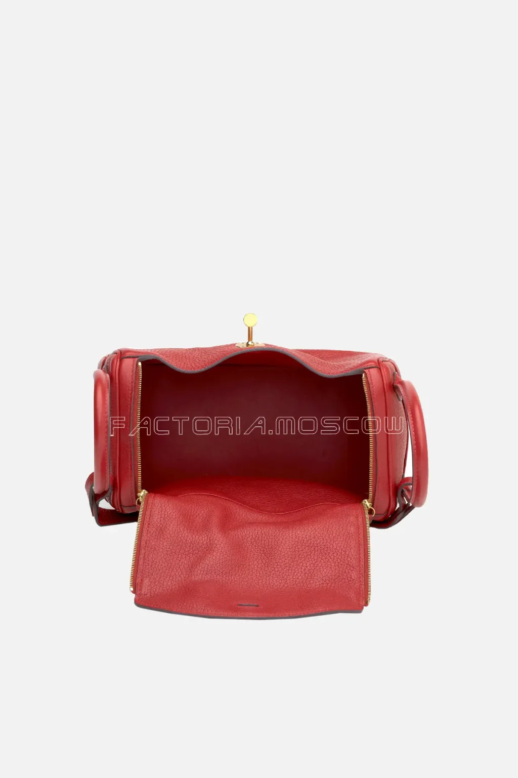 Hermes Lindy 26 Rouge Tomate Clemence GHW