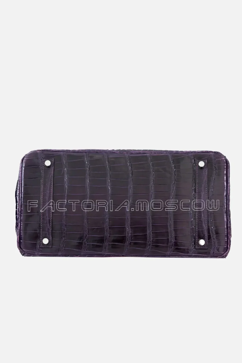 Hermes Birkin 35 Porosus Crocodile Colour Amethyst PHW
