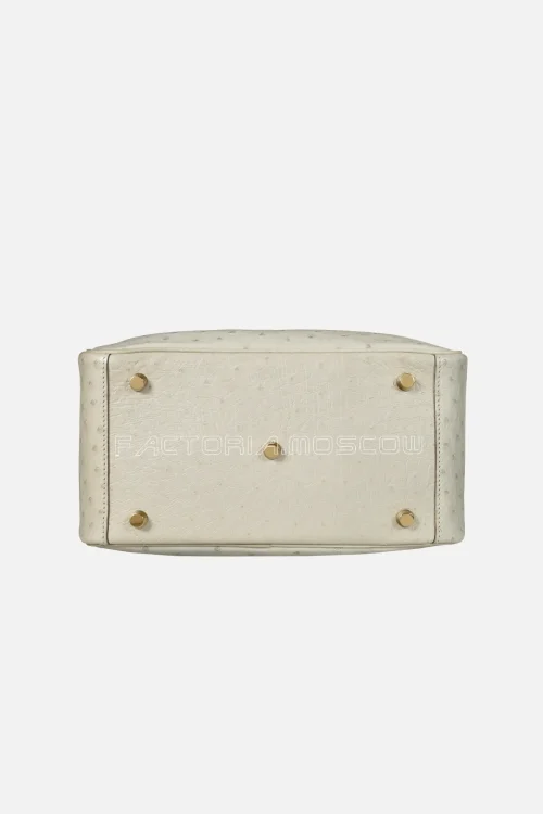 Hermes Lindy 26 Gris Perle Ostrich GHW
