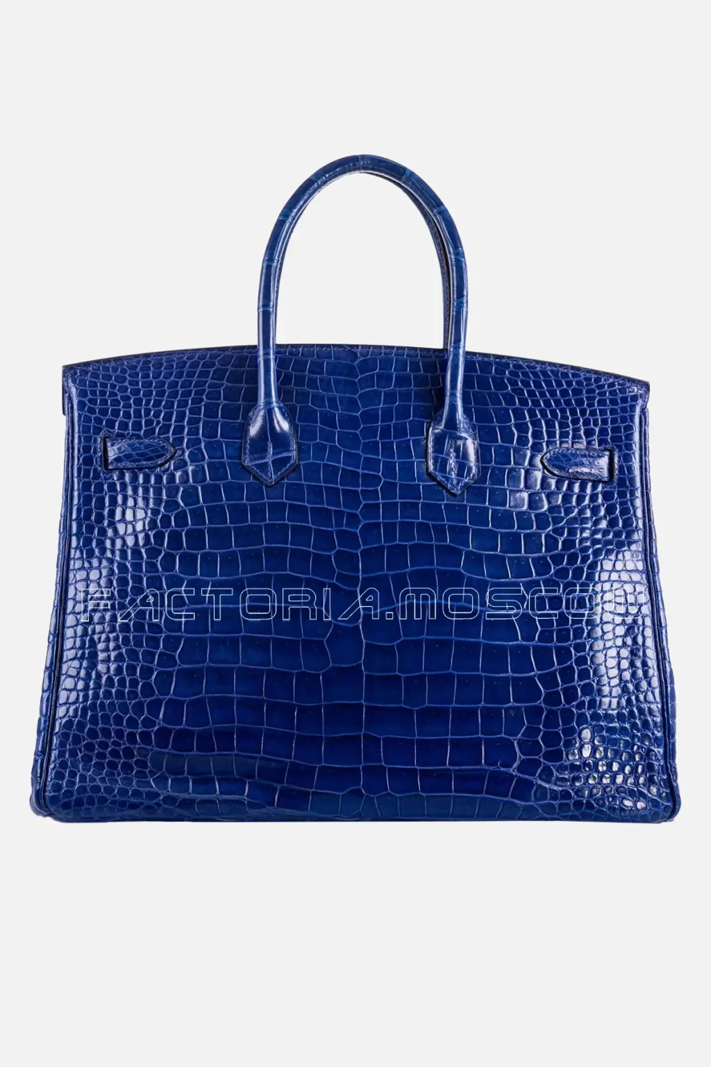 Hermes Birkin 35 Porosus Crocodile Colour Blue Electric PHW