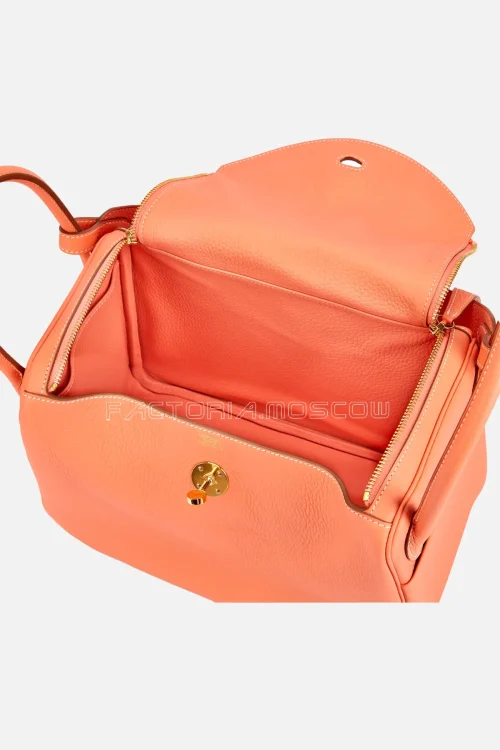 Hermès Lindy 30 Crevette Clémence GHW