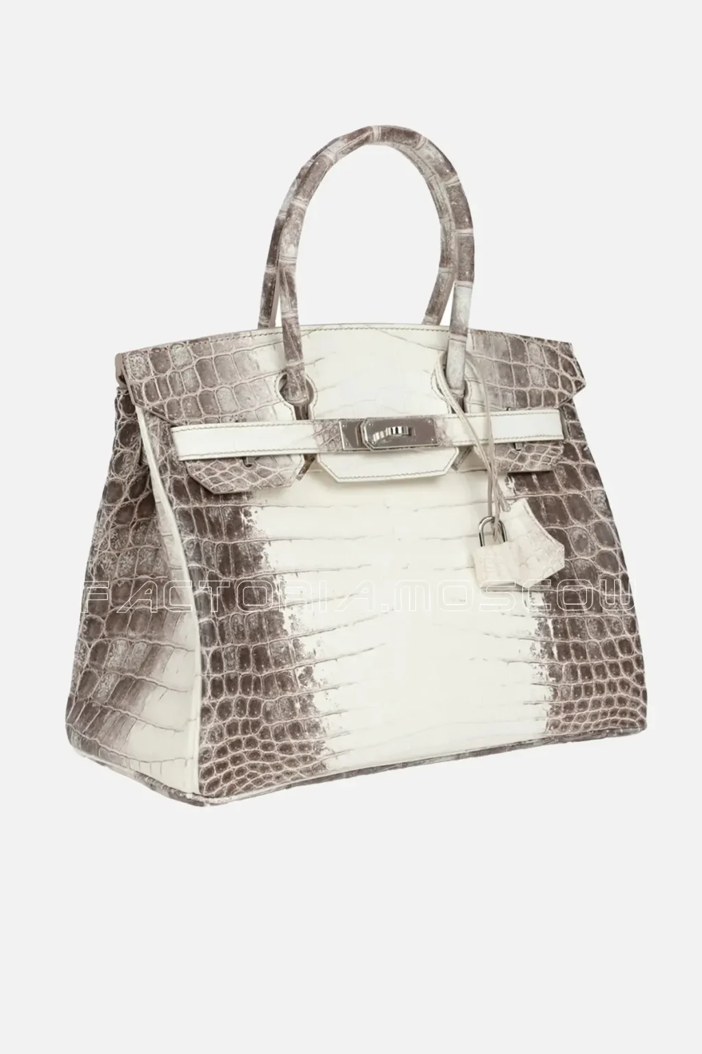 Hermès Birkin 30 Himalaya Niloticus Crocodile PHW