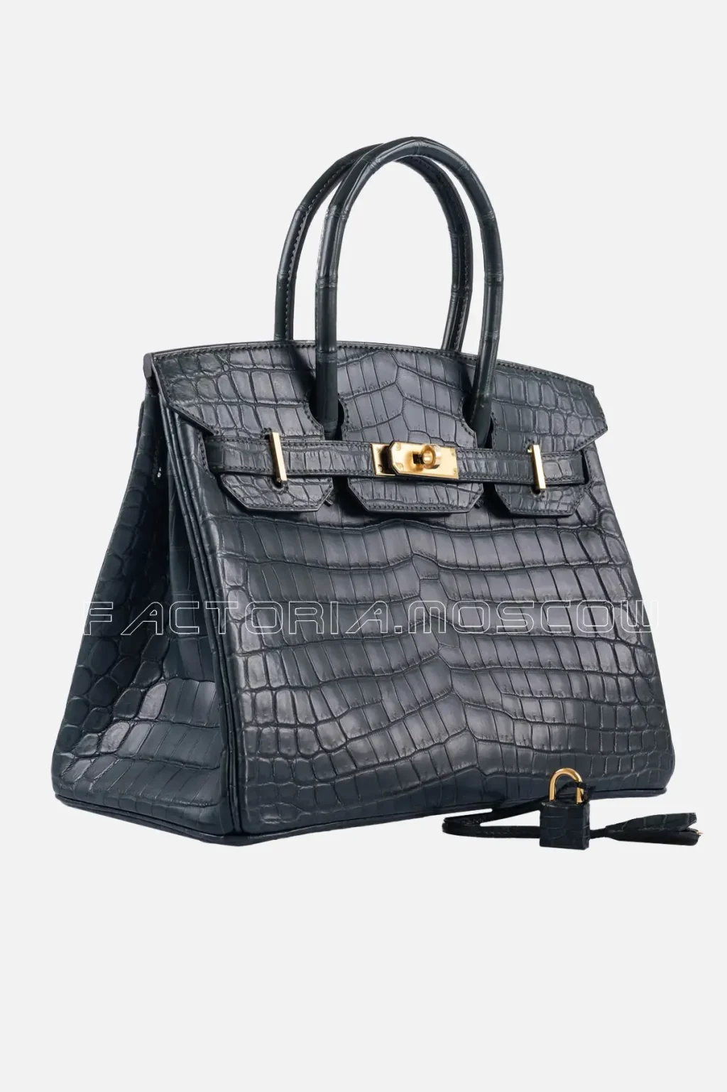 Hermes Birkin 30 Vert Fonce Matte Niloticus Crocodile GHW