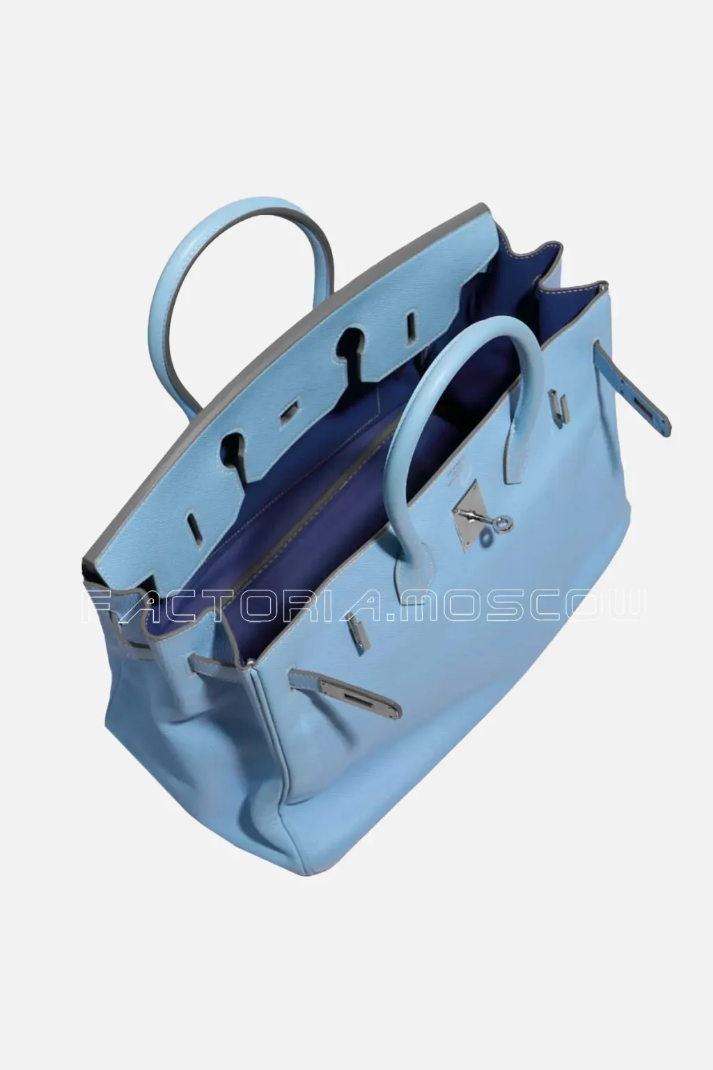 Hermès Birkin 35 Epsom Colour Blue Celeste/Blue Mykonos PHW