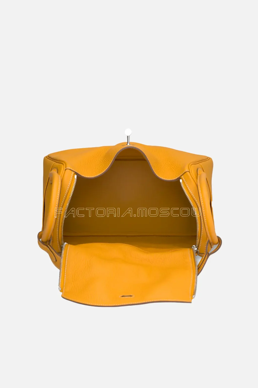 Hermès Lindy 30 Clemence Moutarde PHW
