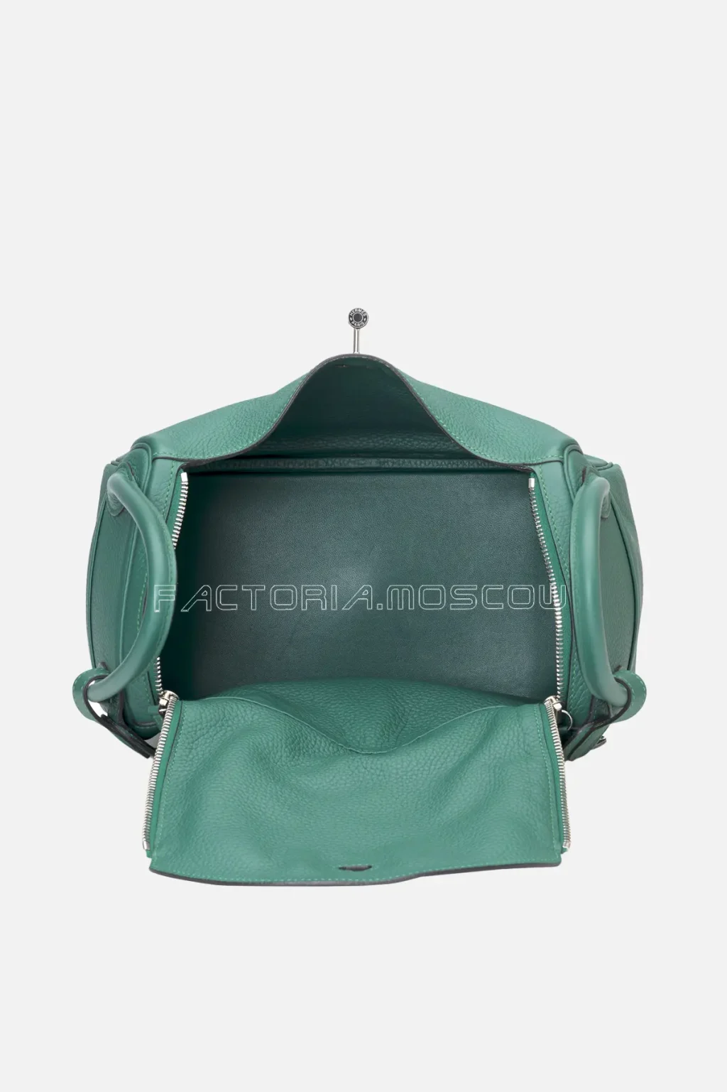 Hermès Lindy 30 Togo Malachite PHW