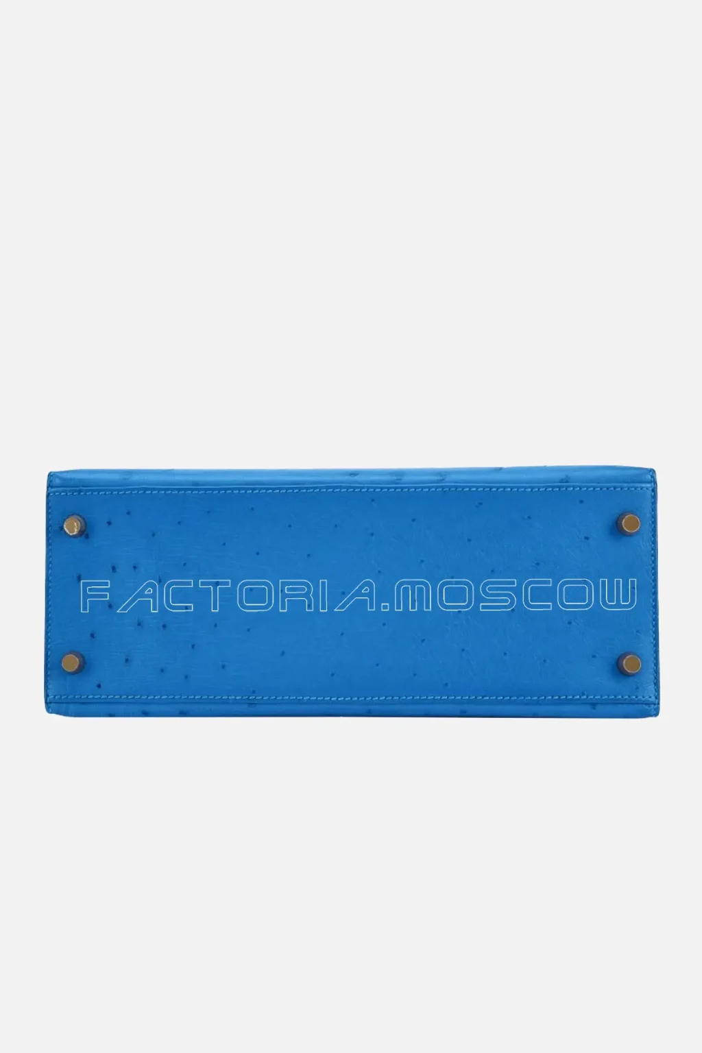 Hermès Kelly Sellier 28 Ostrich Colour Bleu Mykonos GHW