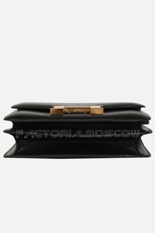 Hermès Constance 18 Black Chevre Chamkila GHW