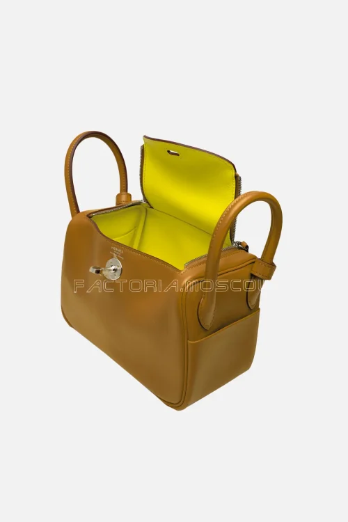 Hermes Mini Lindy 19 Sesame & Lime Swift PHW