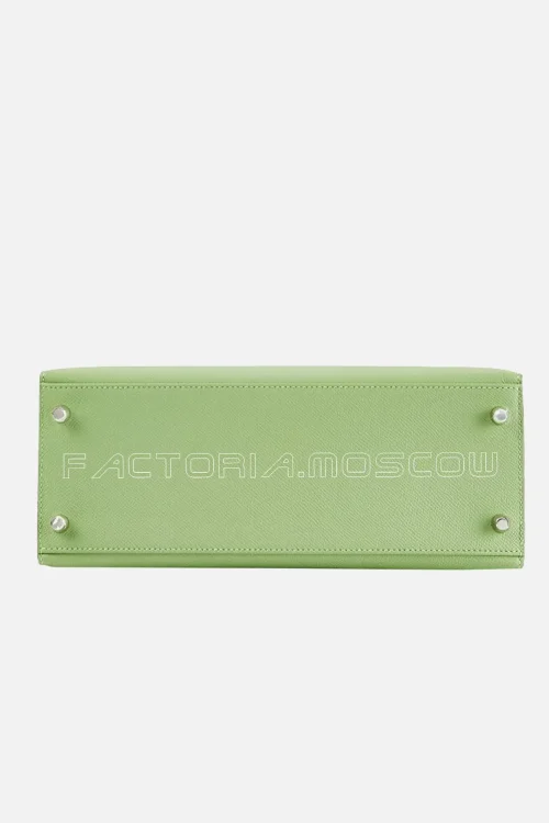 Hermès Kelly Sellier 28 Epsom Colour Vert Criquet PHW