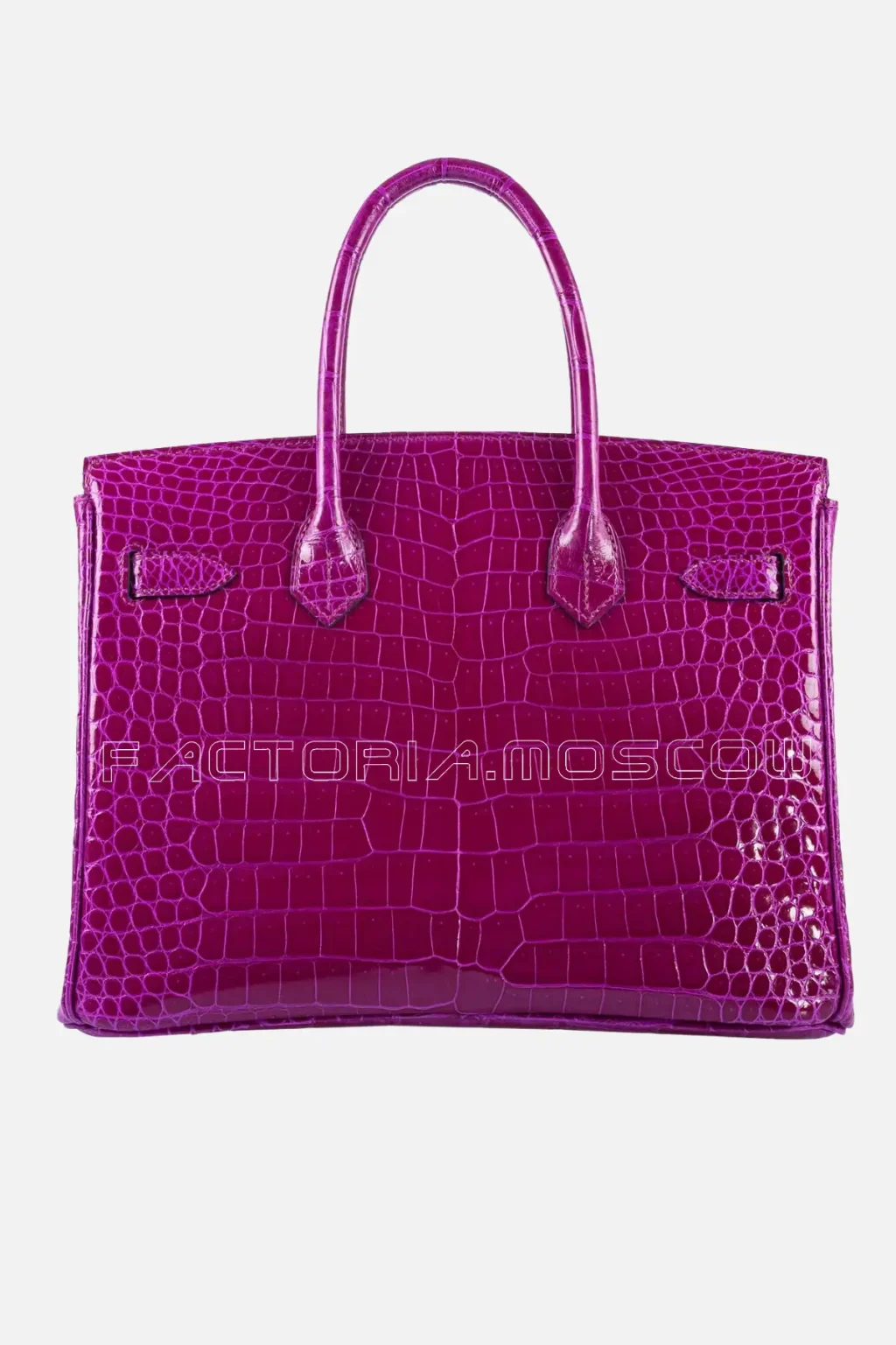 Hermes Birkin 30 Rose Pourpre Shiny Porosus Crocodile PHW