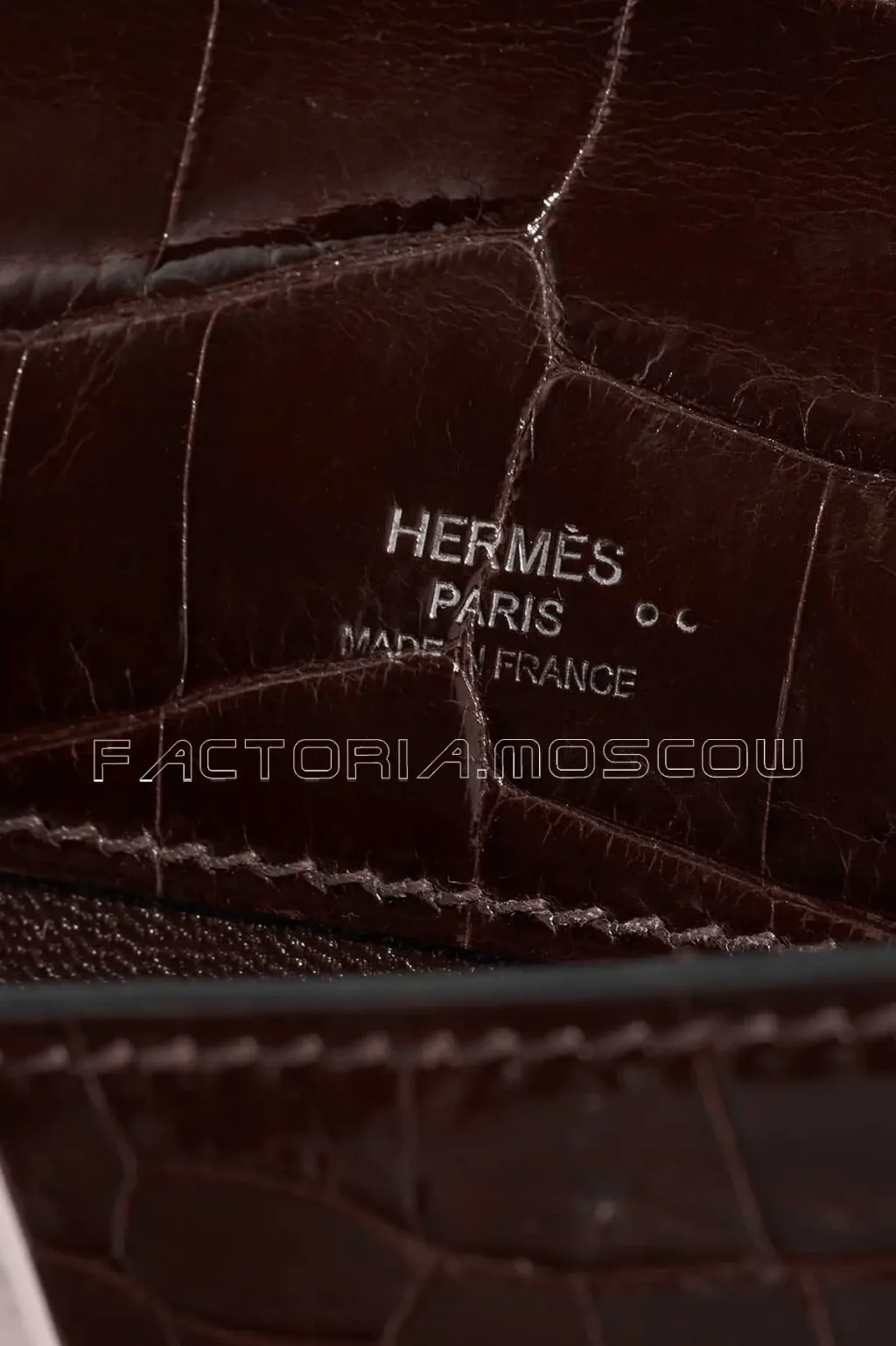 Hermès Kelly Cut Clutch Chocolat Niloticus Crocodile PHW