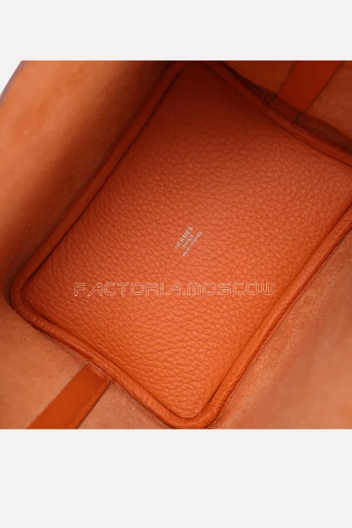 Hermès Picotin Lock 18 Orange Clemence PHW