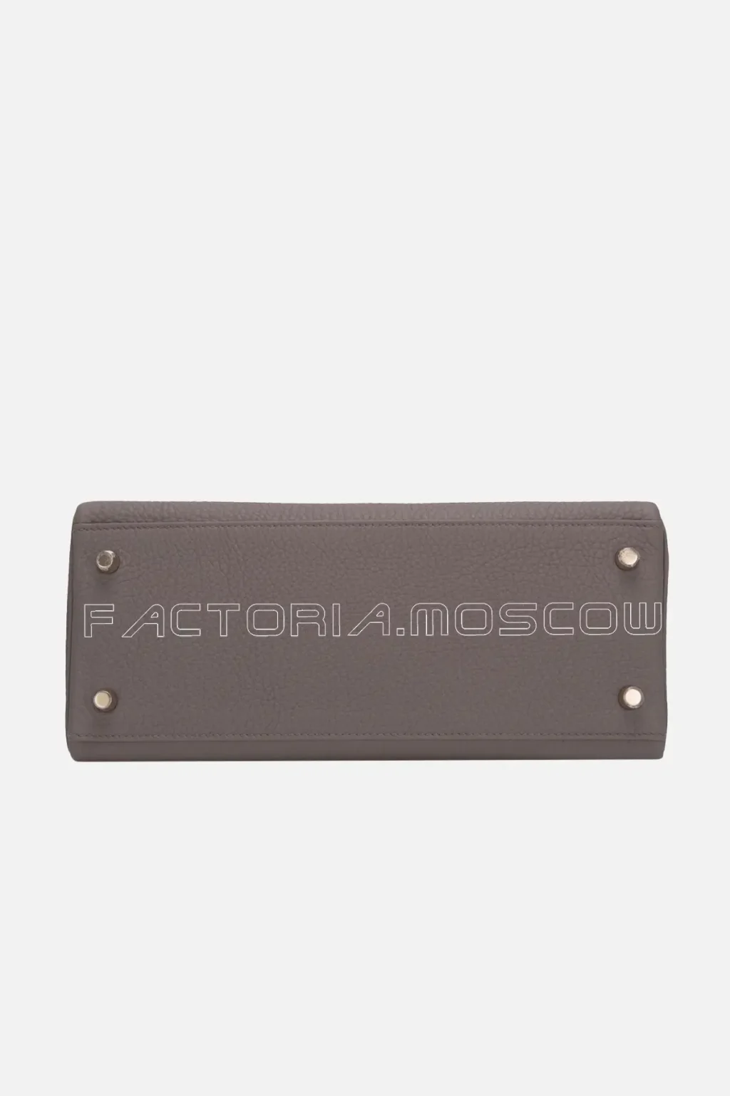 Hermès Kelly Retourne 28 Togo Colour Gris Etain Leather GHW