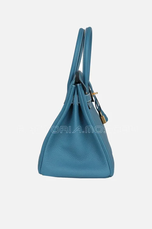Hermès Birkin 30 Blue Jean Togo GHW