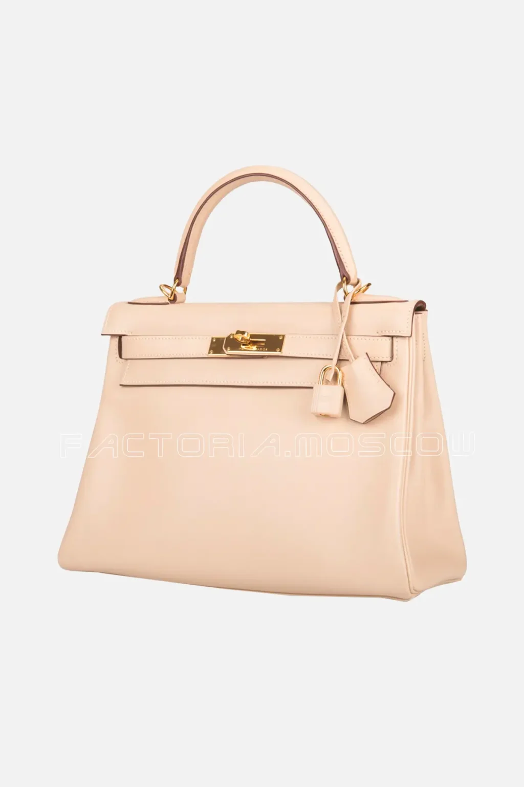 Hermès Kelly Retourne 28 Swift Leather Colour Parchemin GHW
