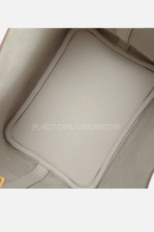 Hermès Picotin Lock 18 Gris Pale Clemence GHW