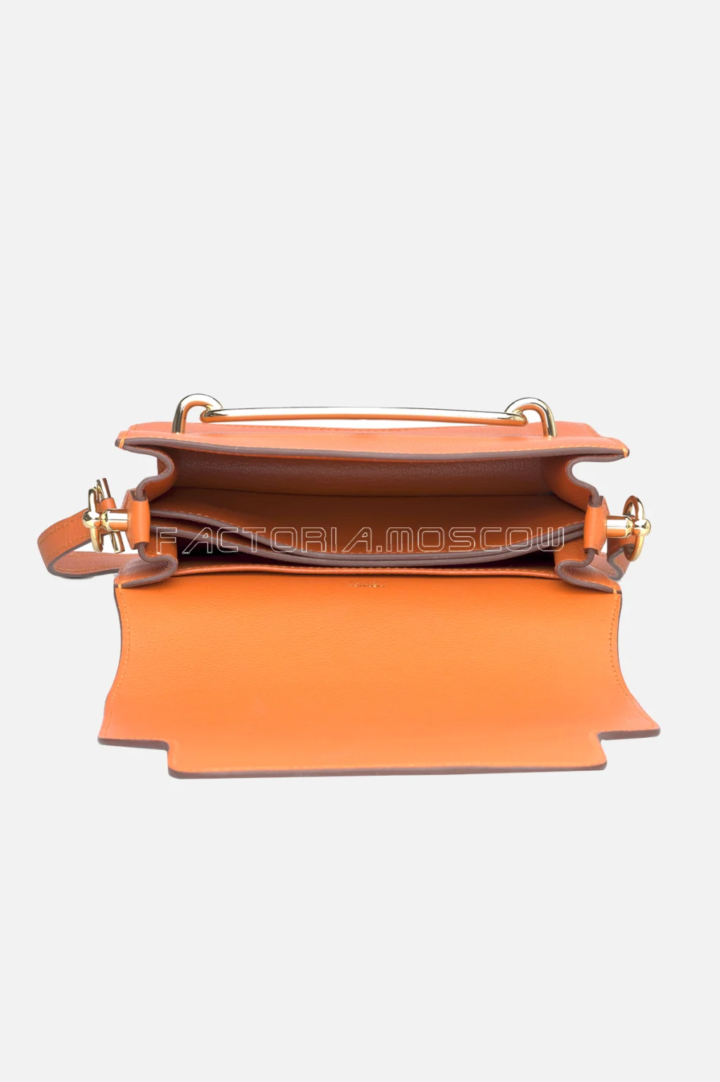 Hermès Mini Roulis 18 Feu Evercolor GHW
