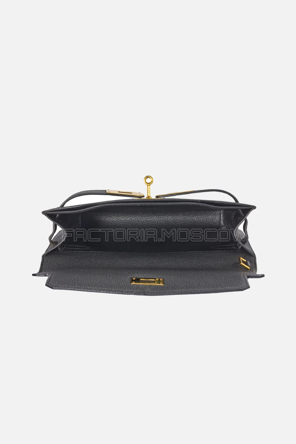 Hermès Kelly Depeches 25 Black Togo GHW
