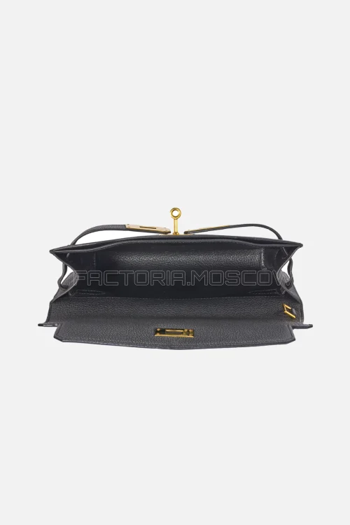Hermès Kelly Depeches 25 Black Togo GHW