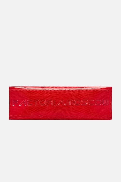 Hermès Kelly Pochette Rouge Vif Lizard PHW
