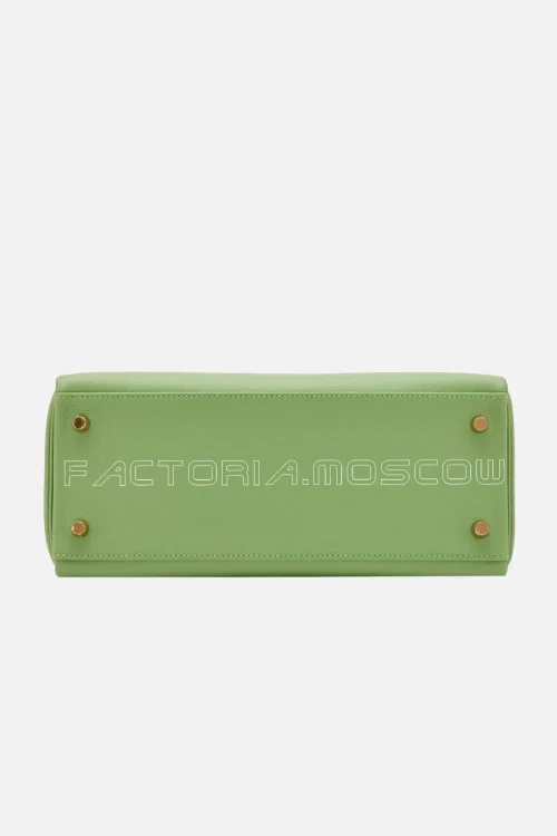 Hermès Kelly Retourne 28 Evercolor Colour Vert Criquet GHW