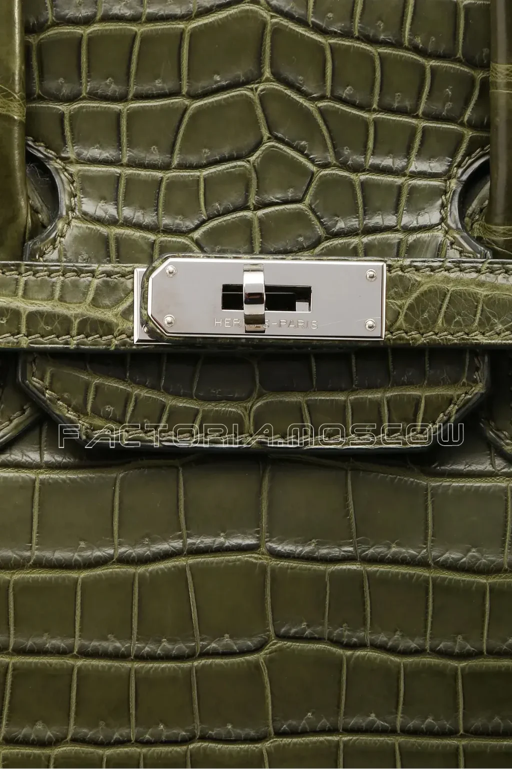 Hermes Birkin 35 Vert Veronese Porosus PHW