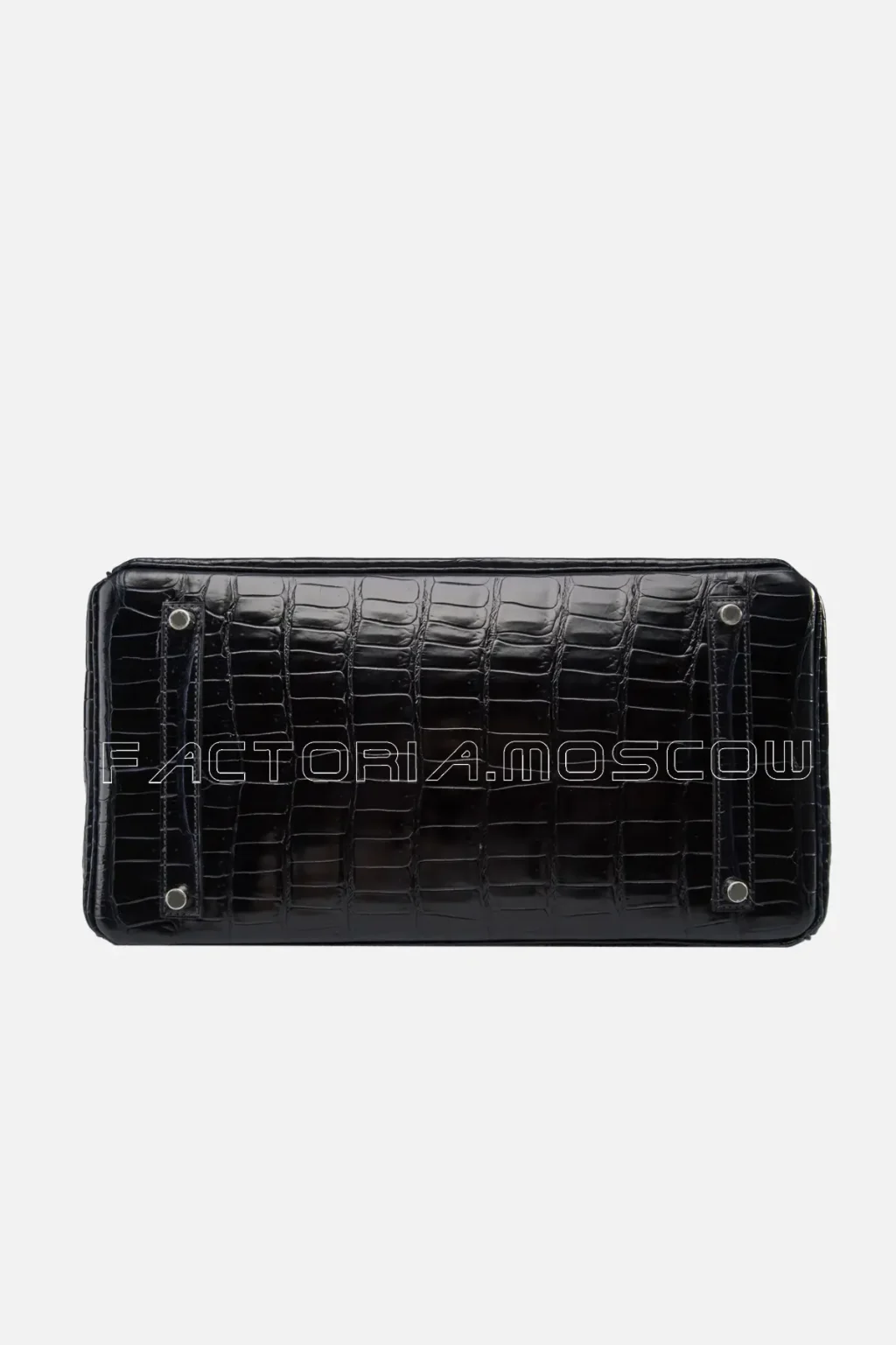 Hermes Birkin 35 Shiny Bleu Marine Porosus PHW