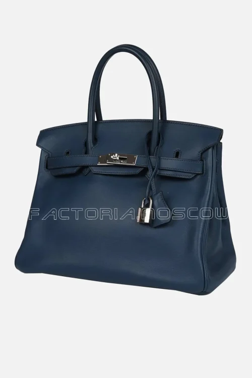 Hermès Birkin 30 Deep Bleu Swift PHW