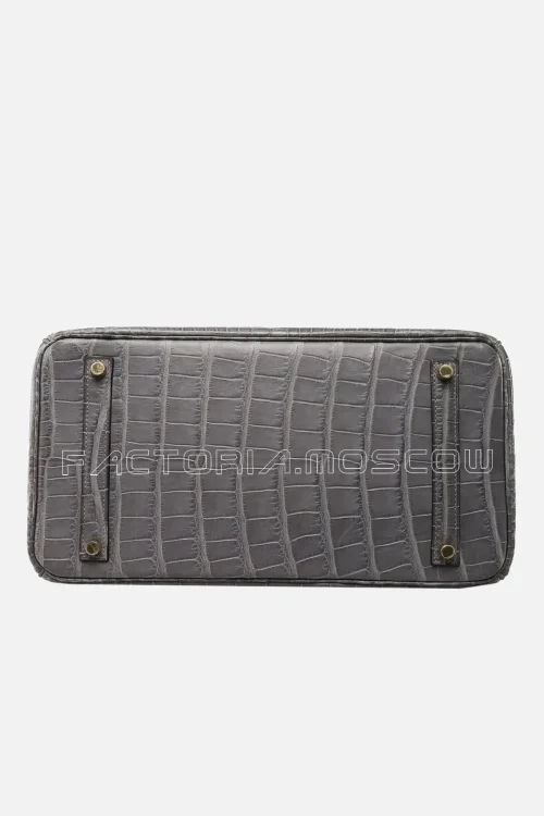 Hermes Birkin 35 Gris De Paris Alligator Matte GHW