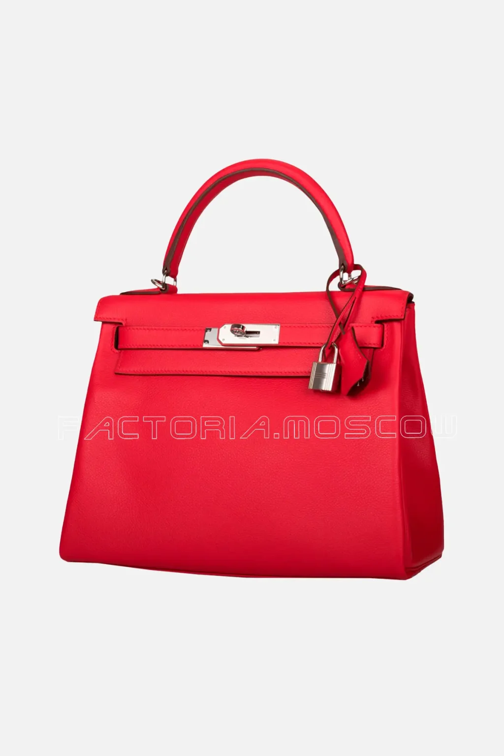 Hermès Kelly Retourne 28 Rouge De Coeur And Rouge Vif Evercolor Leather Verso PHW