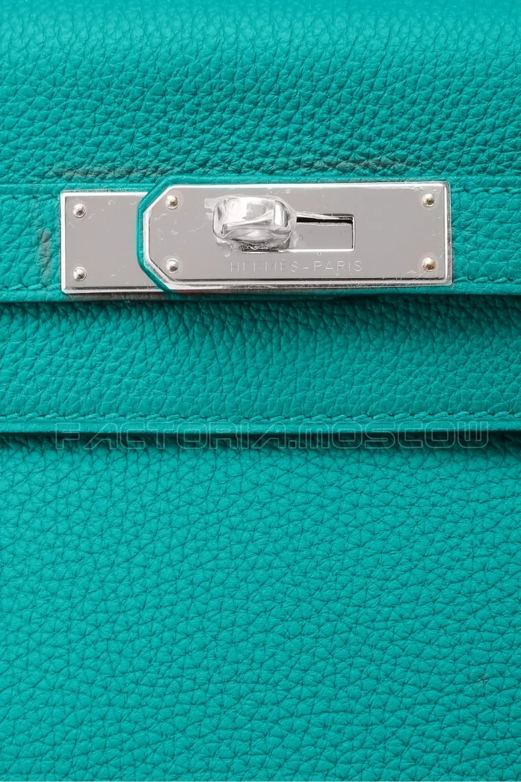 Hermes Kelly Retourne 25 Togo Blue Paon PHW