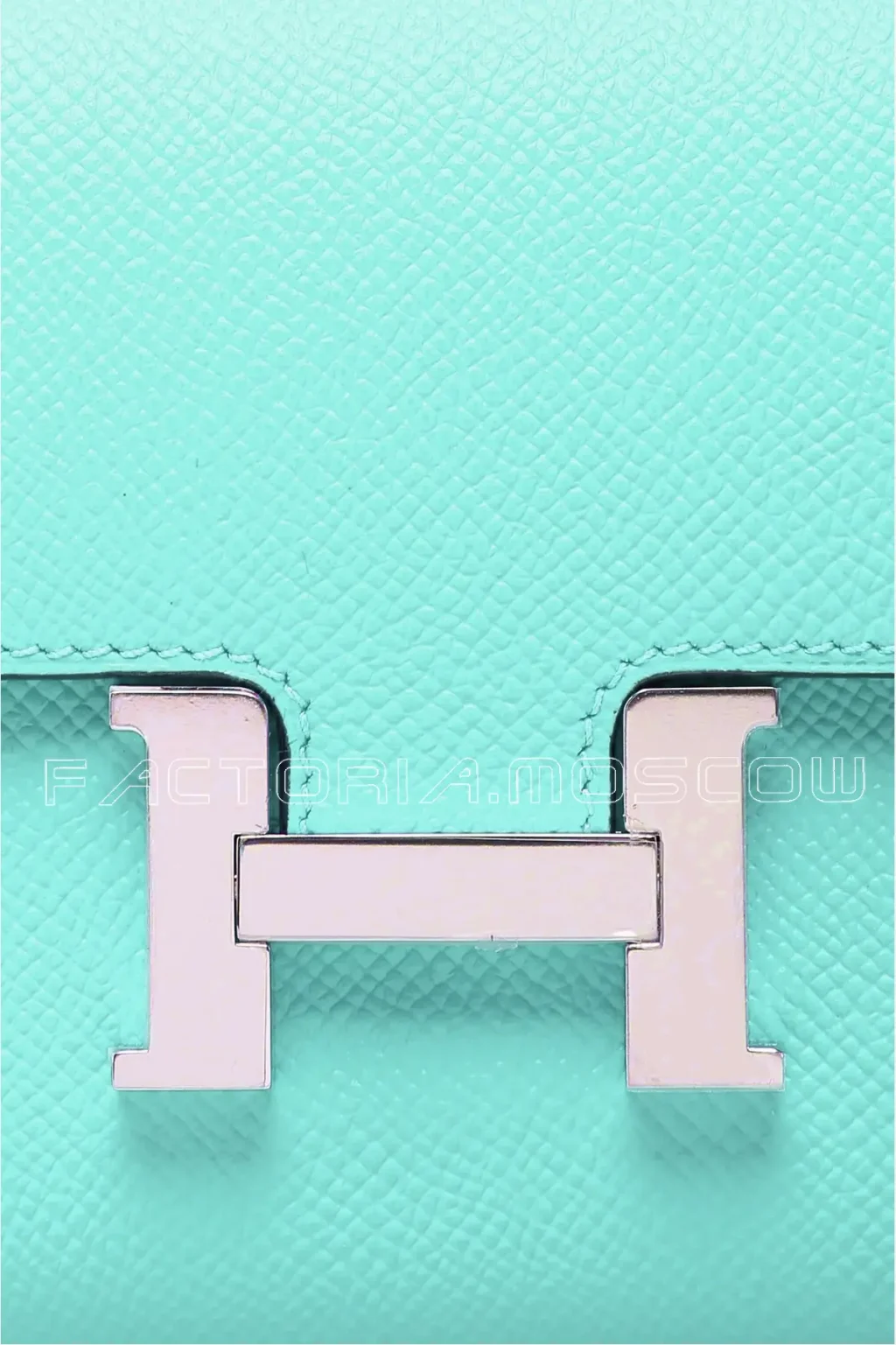 Hermes Constance Wallet Epsom Blue Lagoon Hardware Phw