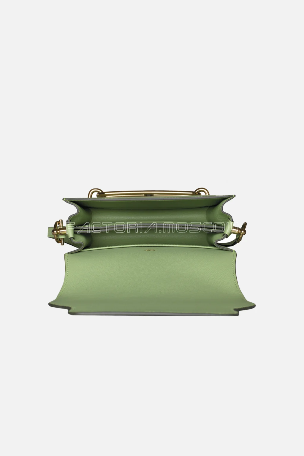 Hermès Mini Roulis 18 Vert Criquet Swift GHW